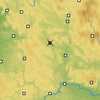 Nearby Forecast Locations - Amberg - Mapa