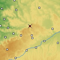 Nearby Forecast Locations - Aalen - Mapa