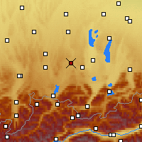 Nearby Forecast Locations - Schongau - Mapa