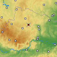Nearby Forecast Locations - Allentsteig - Mapa