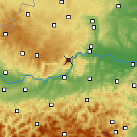 Nearby Forecast Locations - Jauerling - Mapa