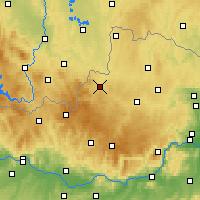 Nearby Forecast Locations - Weitra - Mapa