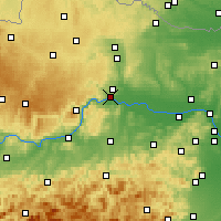 Nearby Forecast Locations - Krems an der Donau - Mapa