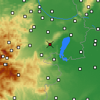Nearby Forecast Locations - Eisenstadt - Mapa