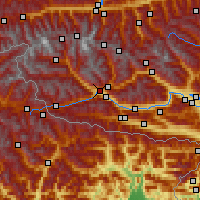 Nearby Forecast Locations - Lienz - Mapa