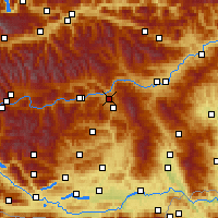 Nearby Forecast Locations - Neumarkter Sattel - Mapa