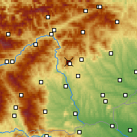 Nearby Forecast Locations - Schöckl - Mapa