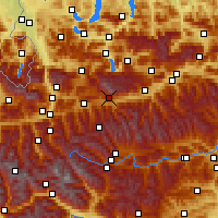 Nearby Forecast Locations - Ramsau am Dachstein - Mapa