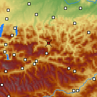 Nearby Forecast Locations - Windischgarsten - Mapa
