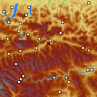 Nearby Forecast Locations - Irdning - Mapa