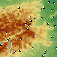 Nearby Forecast Locations - Neunkirchen - Mapa