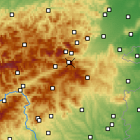 Nearby Forecast Locations - Semmering - Mapa