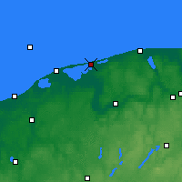 Nearby Forecast Locations - Łeba - Mapa