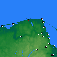 Nearby Forecast Locations - Białogóra - Mapa