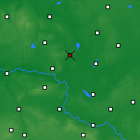 Nearby Forecast Locations - Babimost - Mapa