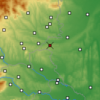 Nearby Forecast Locations - Szentgotthard/Farkasfa - Mapa