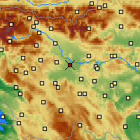Nearby Forecast Locations - Liubliana - Mapa
