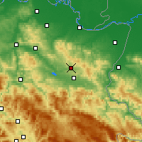 Nearby Forecast Locations - Tuzla - Mapa