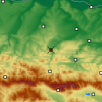 Nearby Forecast Locations - Lovech - Mapa
