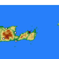 Nearby Forecast Locations - Sitía - Mapa