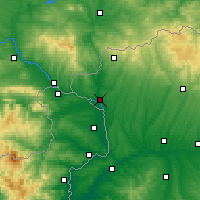 Nearby Forecast Locations - Edirne - Mapa