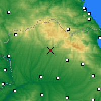Nearby Forecast Locations - Kırklareli - Mapa
