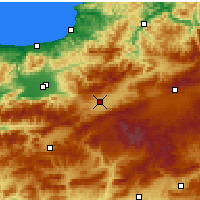 Nearby Forecast Locations - Bolu - Mapa