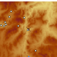 Nearby Forecast Locations - Kırikkale - Mapa
