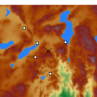 Nearby Forecast Locations - Isparta - Mapa