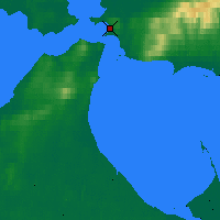 Nearby Forecast Locations - Anádyr - Mapa