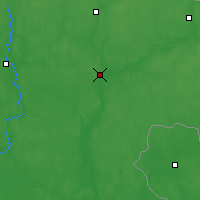 Nearby Forecast Locations - Slawharad - Mapa