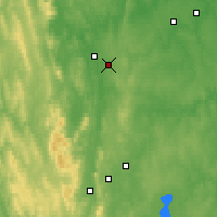 Nearby Forecast Locations - Nizhni Taguil - Mapa