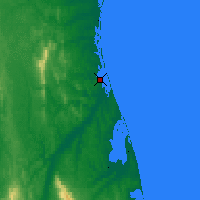 Nearby Forecast Locations - Nogliki - Mapa