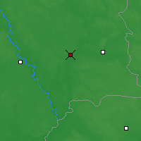 Nearby Forecast Locations - Gómel - Mapa