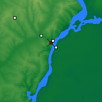 Nearby Forecast Locations - Kamishin - Mapa