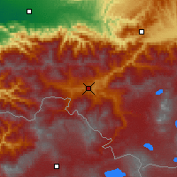 Nearby Forecast Locations - Ajaltsije - Mapa