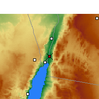 Nearby Forecast Locations - Áqaba - Mapa