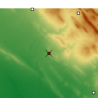 Nearby Forecast Locations - Tuz Khurmatu - Mapa