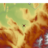 Nearby Forecast Locations - Qundūz - Mapa