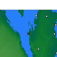 Nearby Forecast Locations - Dukhan - Mapa