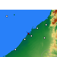 Nearby Forecast Locations - Ajman - Mapa