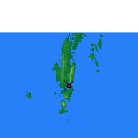 Nearby Forecast Locations - Port Blair - Mapa