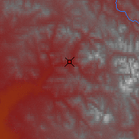 Nearby Forecast Locations - Uliastay - Mapa