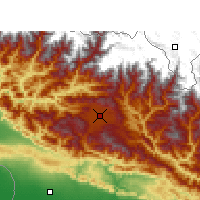 Nearby Forecast Locations - Katmandú - Mapa