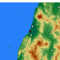 Nearby Forecast Locations - Shōnai - Mapa