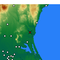 Nearby Forecast Locations - Mito - Mapa