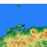 Nearby Forecast Locations - Sakaiminato - Mapa