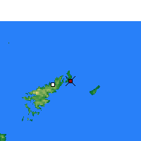 Nearby Forecast Locations - Amami - Mapa