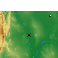 Nearby Forecast Locations - Monywa - Mapa