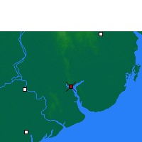 Nearby Forecast Locations - Rangún - Mapa